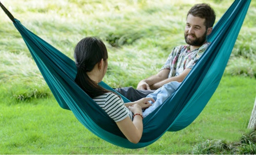 Outdoor Ultra-Light Single Double Hammock Camping Leisure Hammock Travel Portable Swing